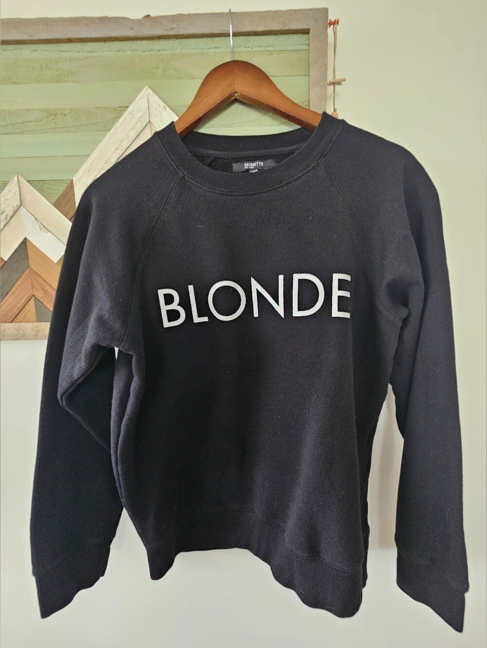 Brunette The Label BLONDE Crew neck Sweatshirt